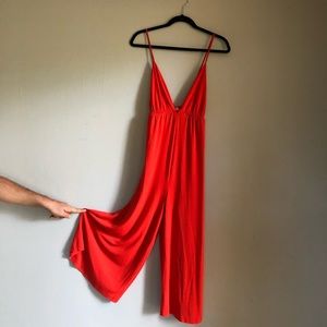 Small Zara Red/Orange Romper